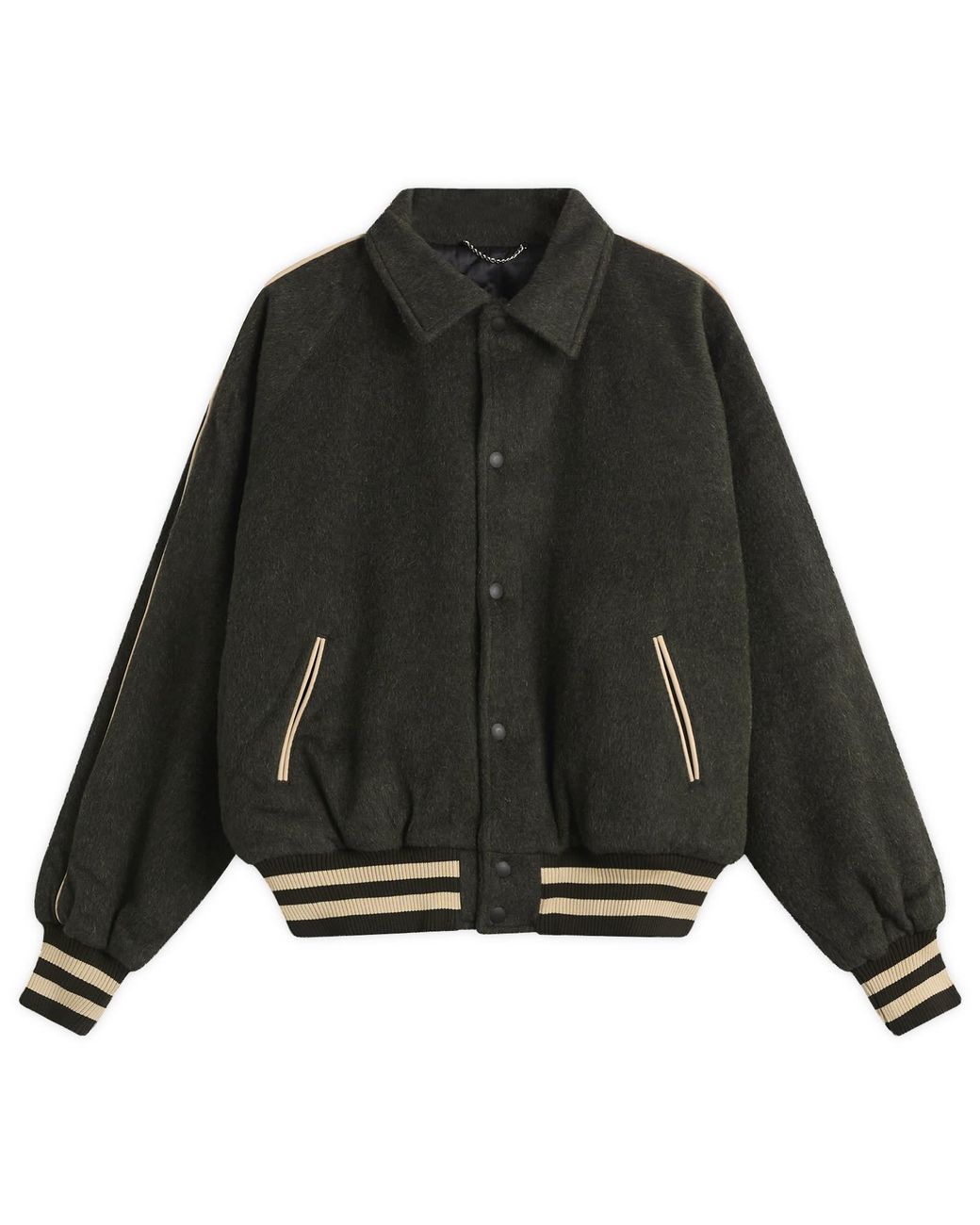 Ronning Black Varsity Jacket for men