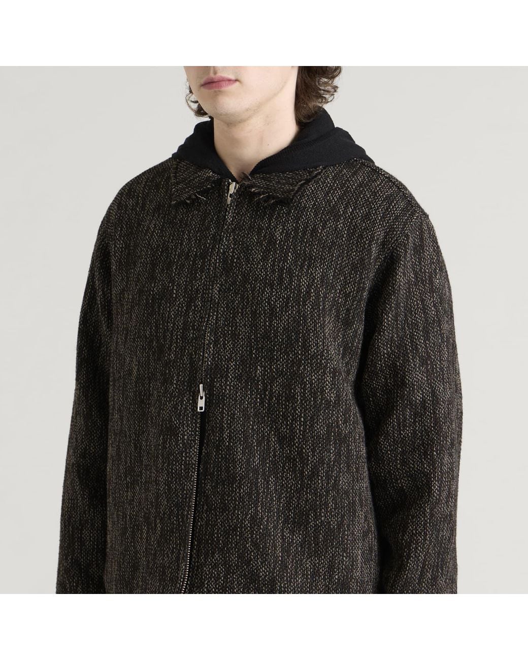 BEACH BRAINS Zip Coach Jacket in Black for Men | Lyst