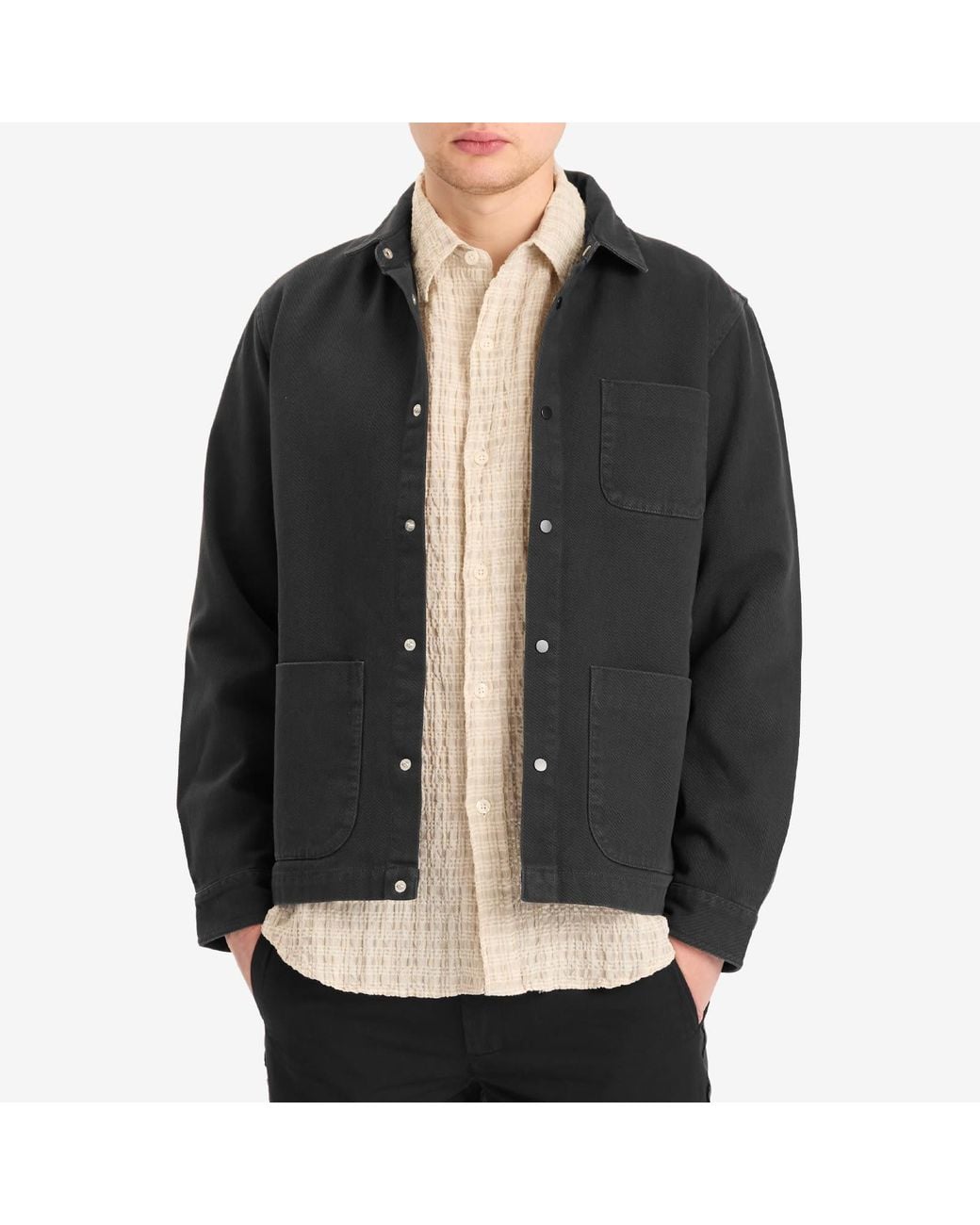 Folk Black Assembly Jacket for men