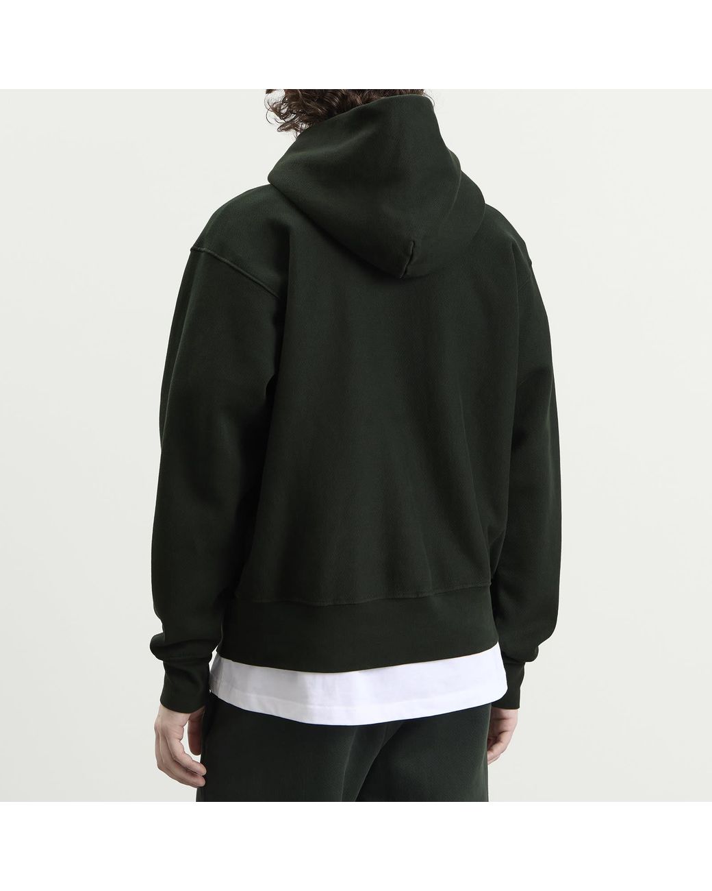 Les Tien Black Heavyweight Hoodie for men