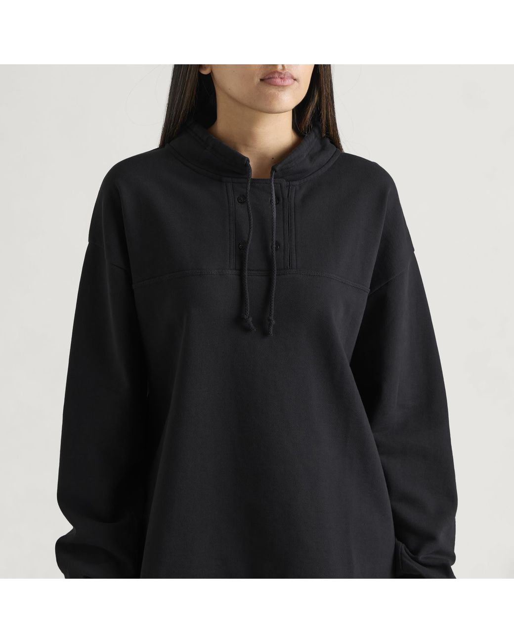 Fruity Booty Black Track Button Jumper