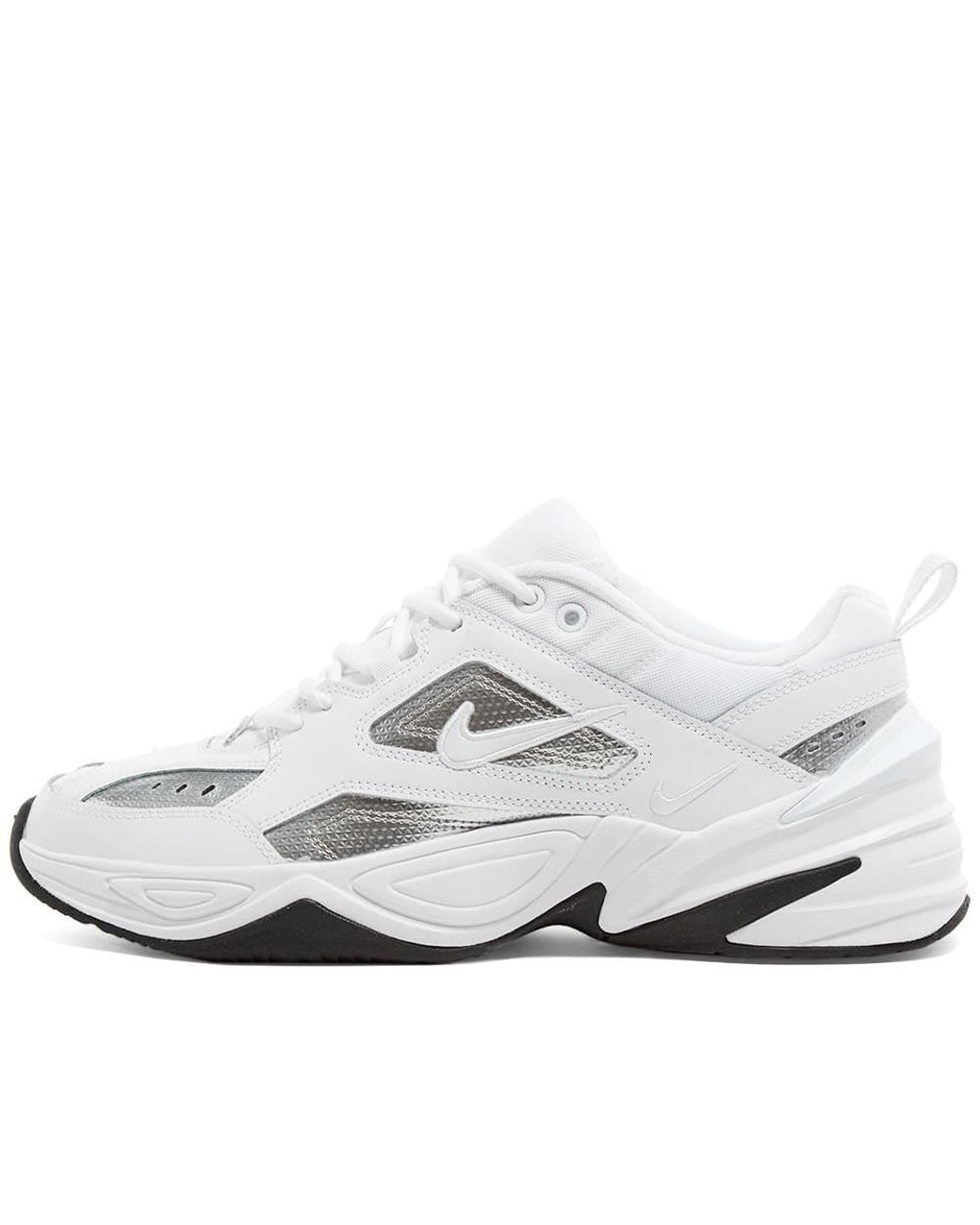 Rich man Advent fish Nike White & Silver M2k Tekno Trainers | Lyst