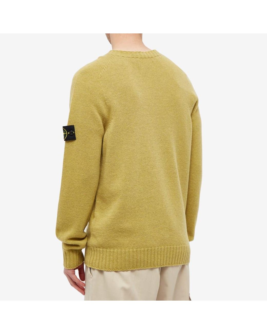 Stone Island Lambswool Crew Knit for Men | Lyst