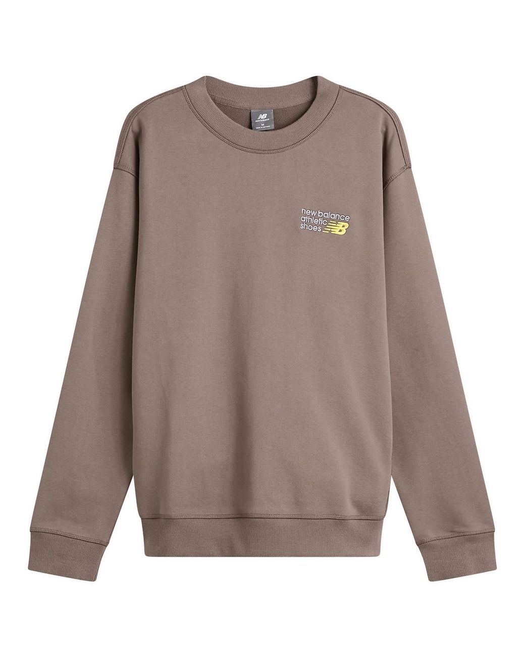 New Balance Brown Athletics Premium Logo Crew for men