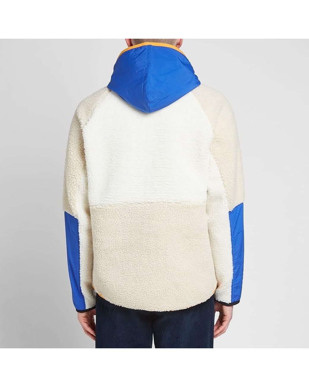 Nike Fleece Heritage Essentials Half Zip Sherpa Jacket in Blue for Men |  Lyst Australia