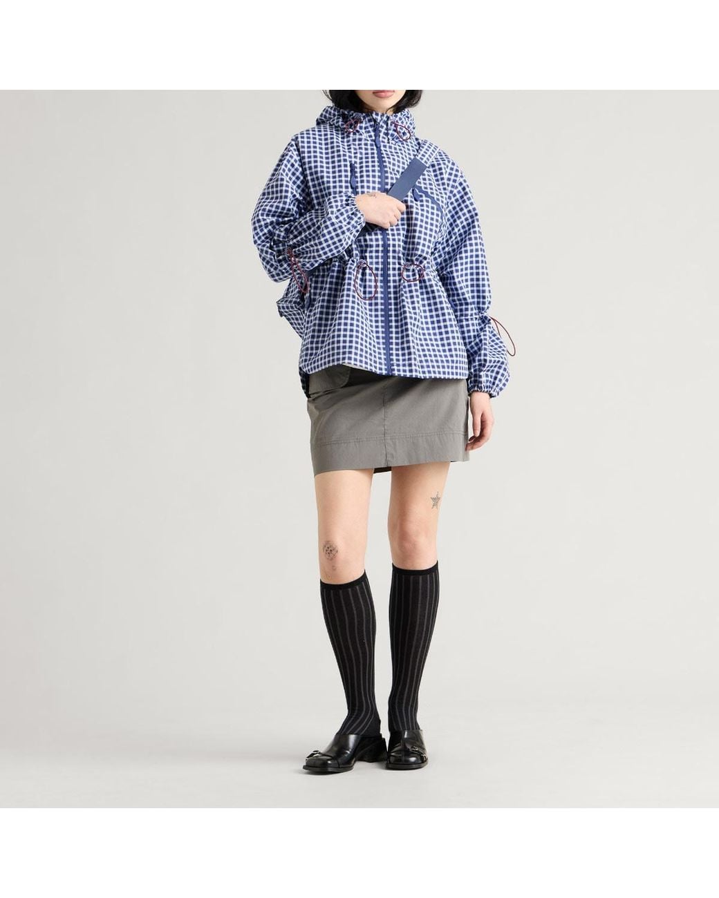 Damson Madder Blue End. X Matilda Raincoat