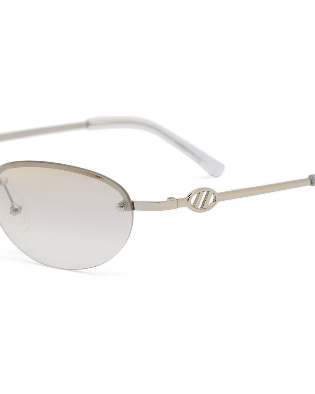 Le Specs Metallic Slinky Sunglasses