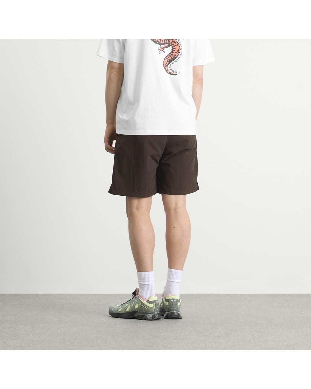 Gramicci Brown Nylon Packable G-Short for men