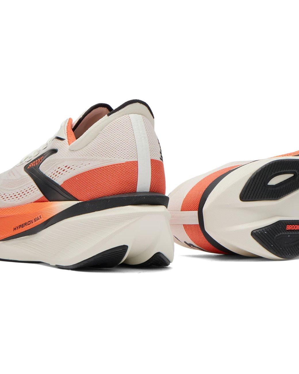 Brooks White Hyperion Max 4 Shoes for men