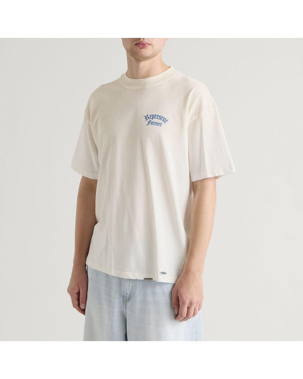 Represent White Duality T-Shirt for men