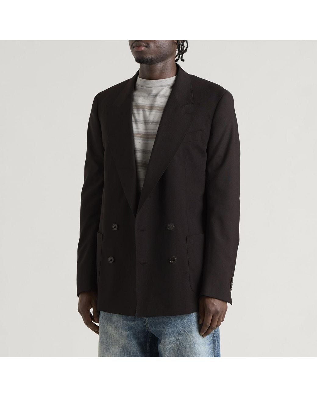 Carter Young Black Kirk Unstructured Blazer for men