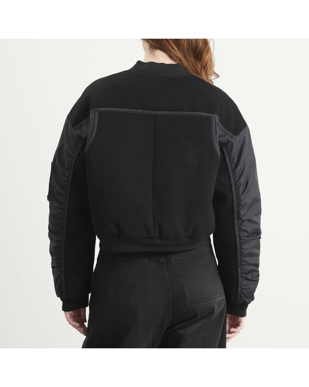 Stel Black Down Filled Bomber Jacket
