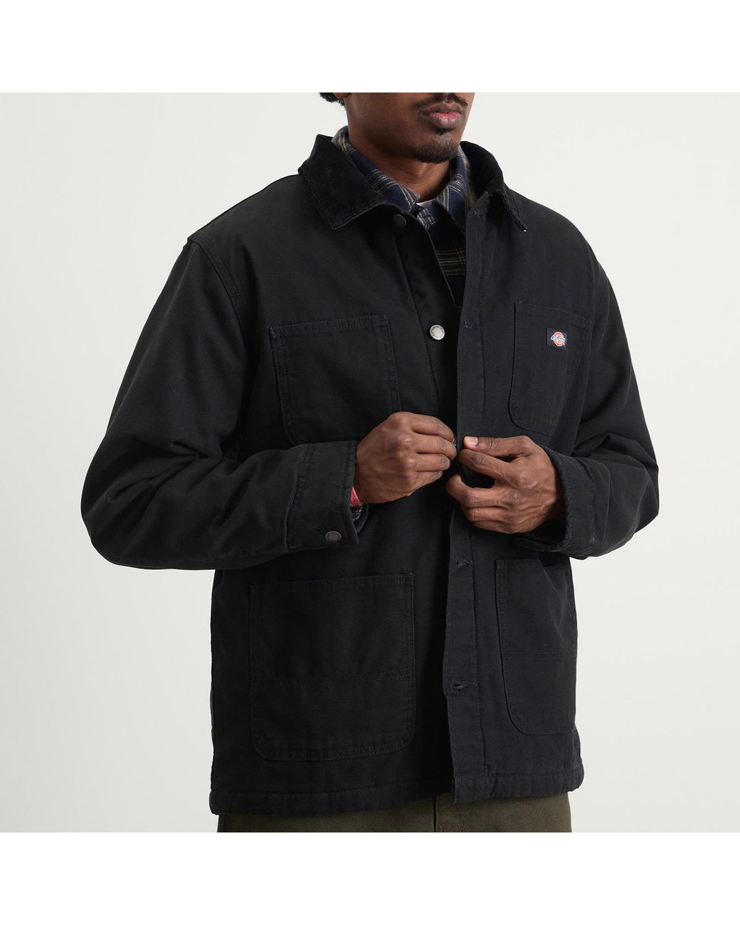 Dickies Blue Lined Canvas Chore Jacket for men