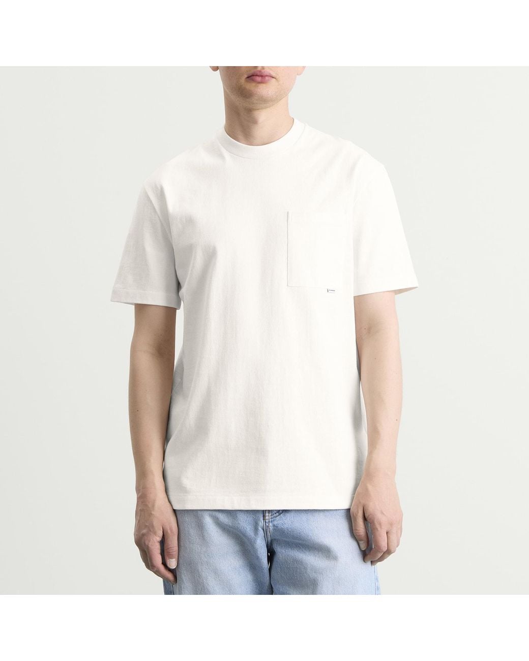 Jil Sander White Jil Logo T-Shirt for men