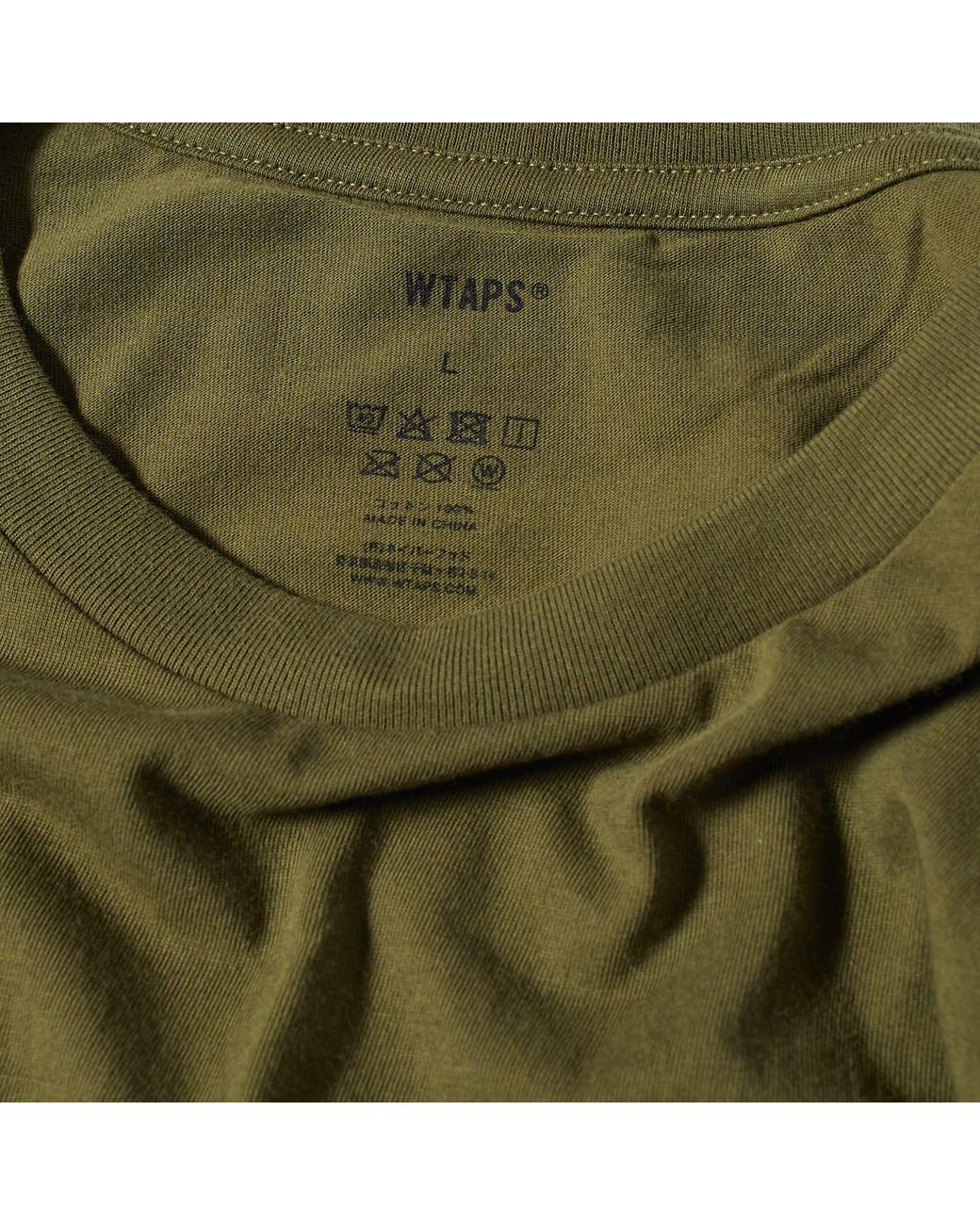WTAPS 01 Skivvies T-shirt in Green for Men | Lyst