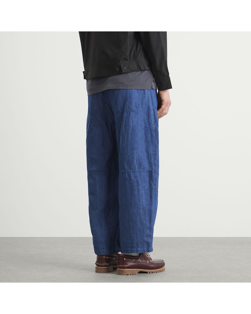 FRIZMWORKS Blue Denim Balloon Pants for men