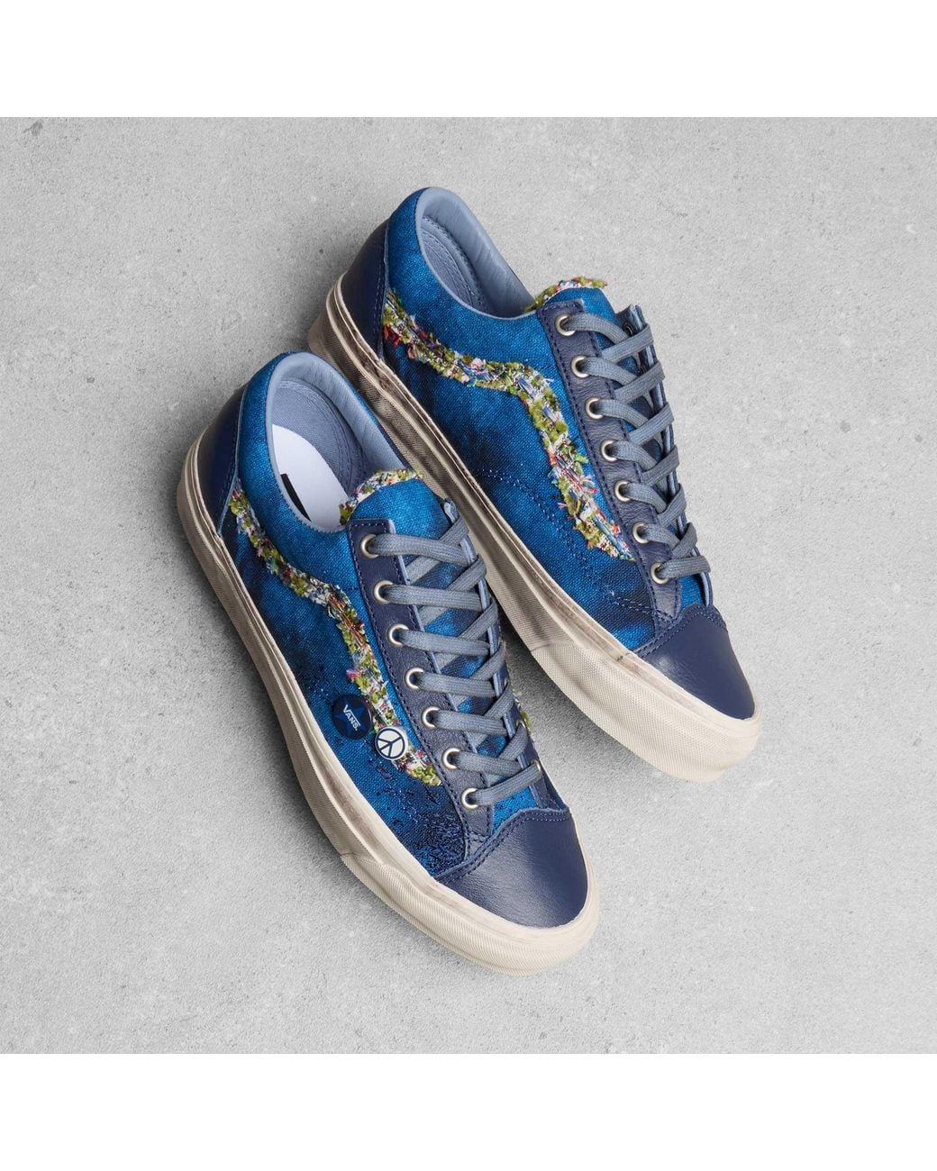 Vans Blue Lx Old Skool 36 Souvenir Sneakers for men