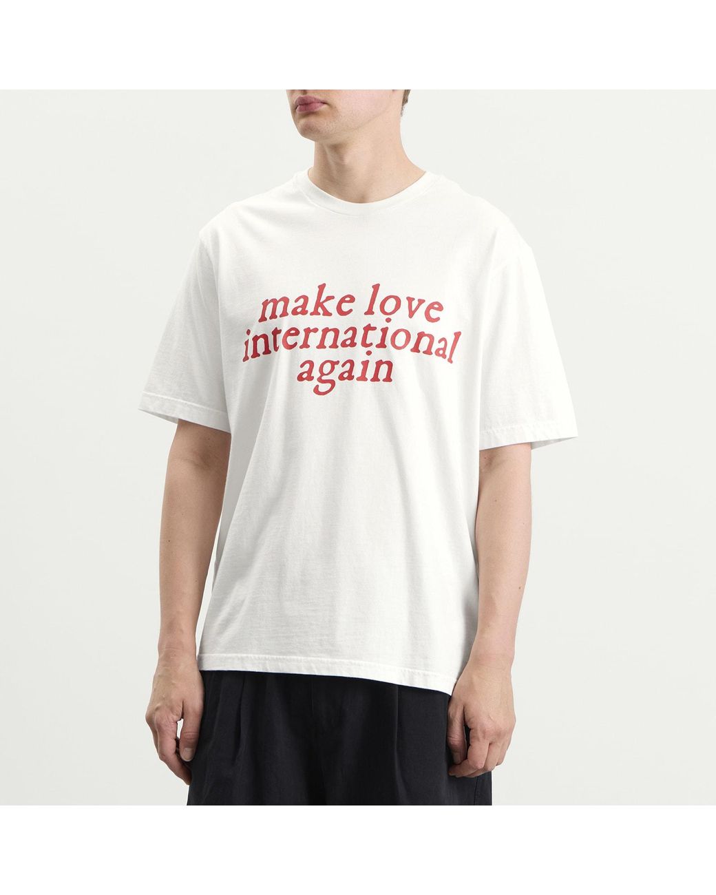 ACMH by Magic Castles White X Love International Mlia T-Shirt for men