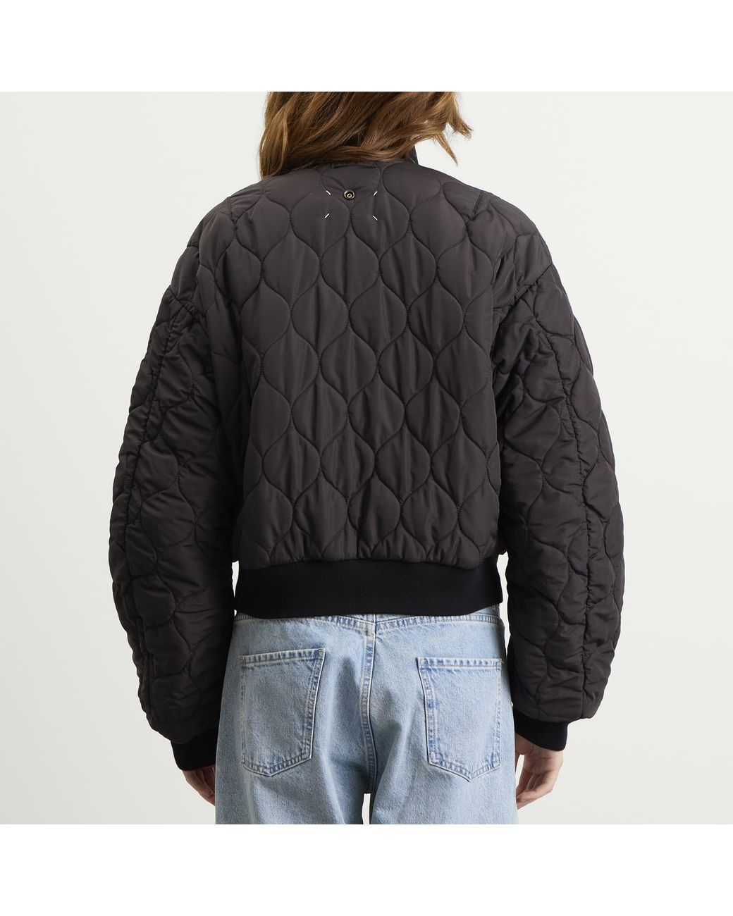 Maison Margiela Black Reversible Bomber Jacket