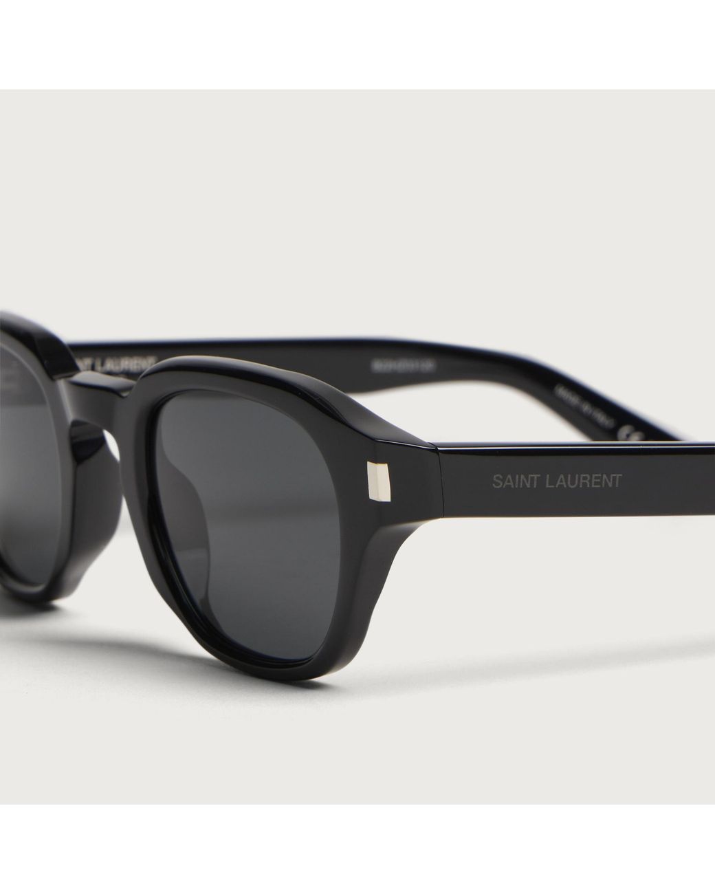 Saint Laurent Black Saint Laurent 946 Corner Angle Sunglasses for men