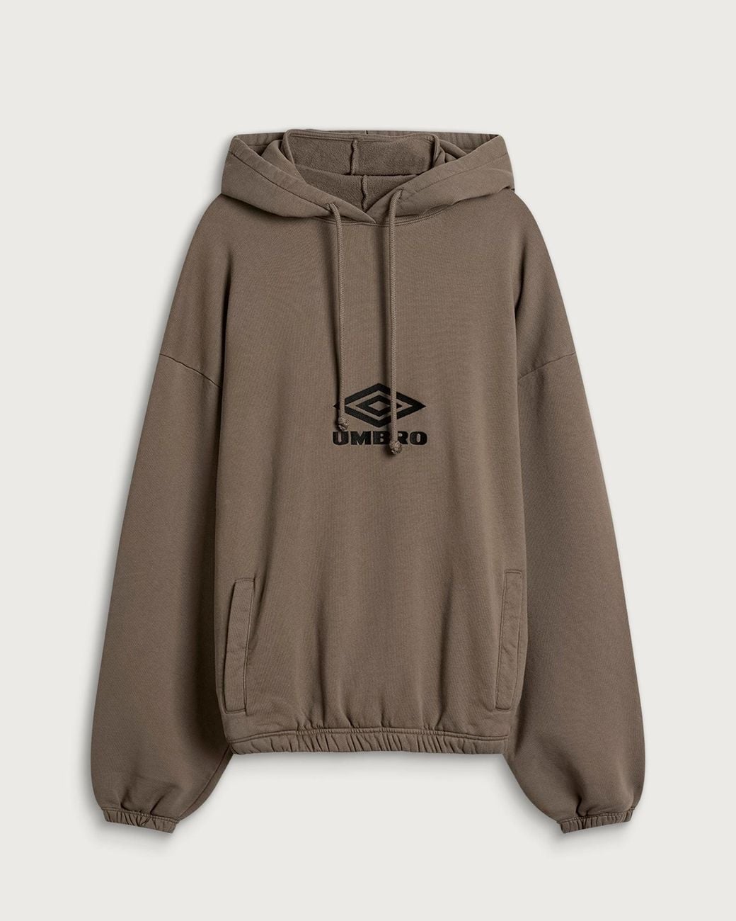 Umbro by Slam Jam Og Logo Mask Hoodie in Brown for Men | Lyst