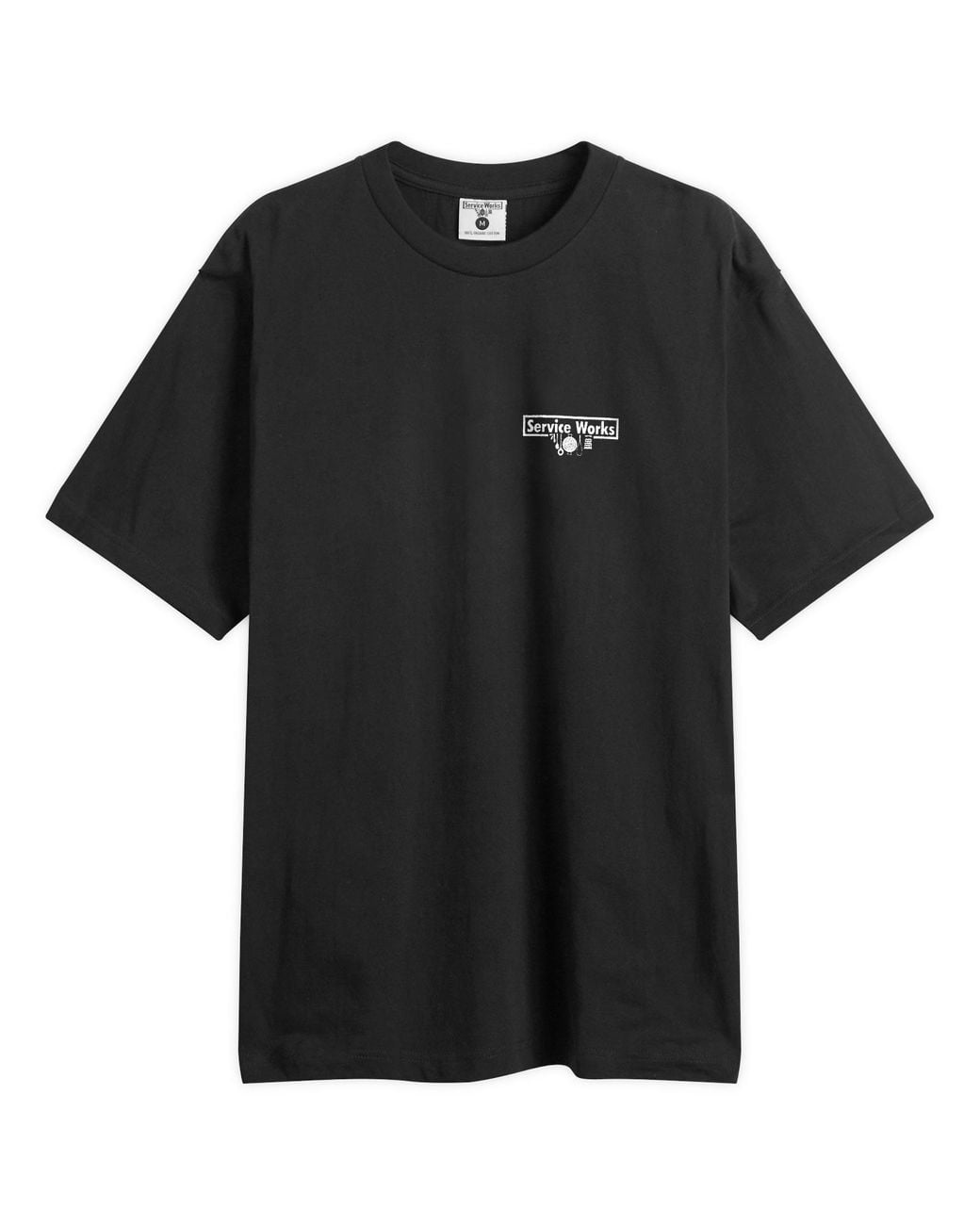 Service Works Black Trademark T-Shirt for men