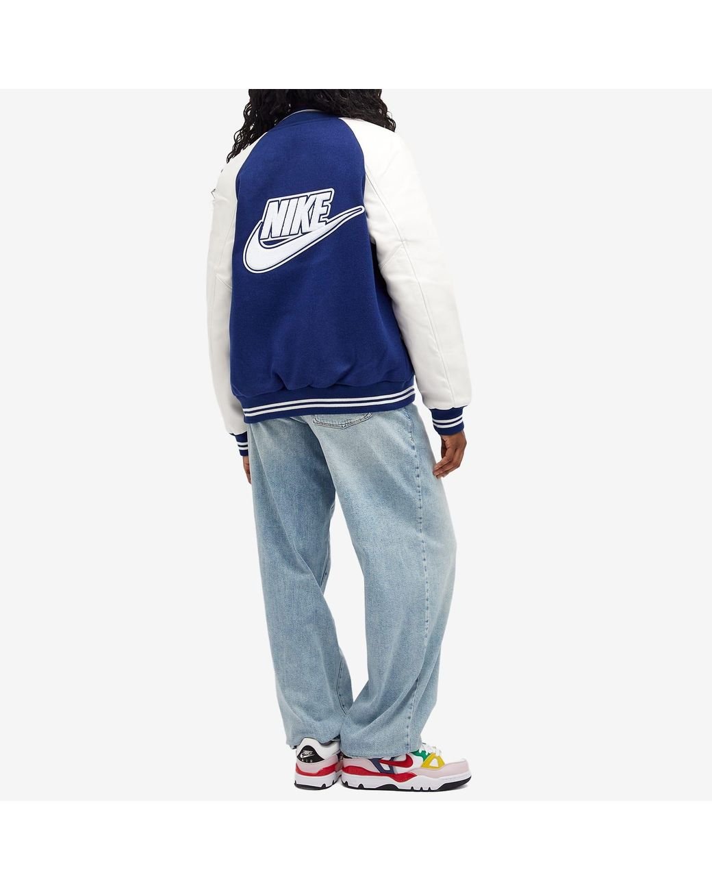 Nike X Nigo Varsity Jacket in Blue | Lyst Nike X Nigo Varsity Jacket in Blue | Lyst