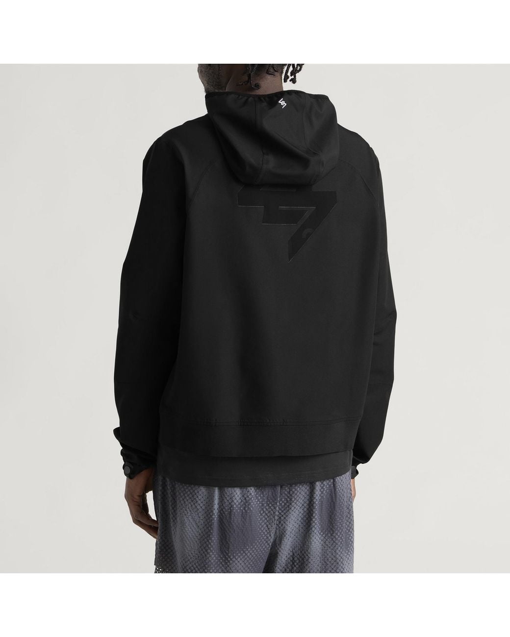 REPRESENT 247 Black Bonded Running Jacket for men