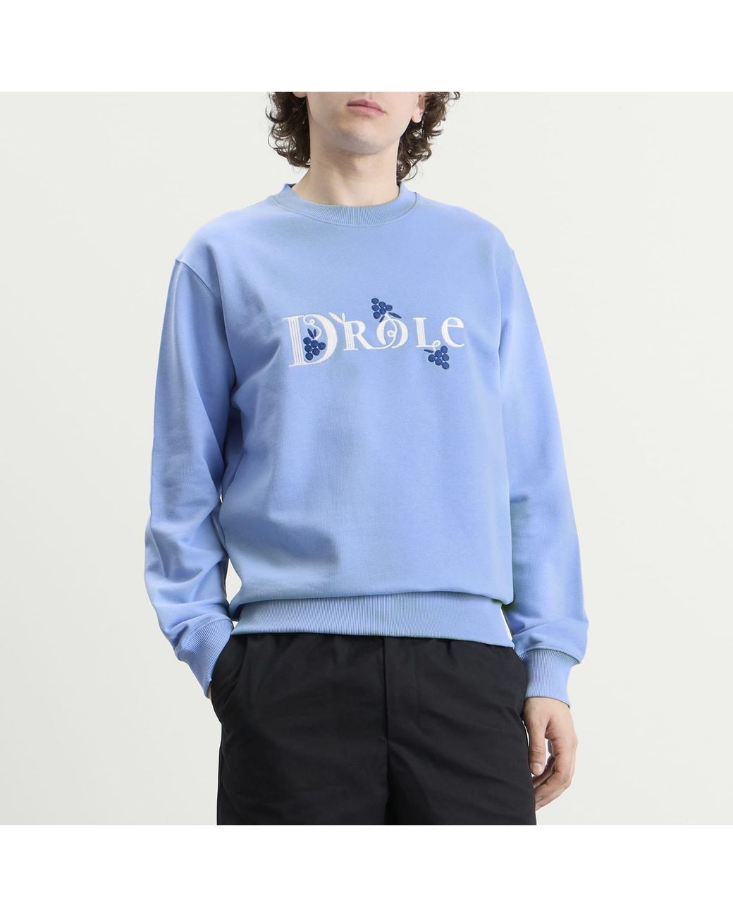 Drole de Monsieur Blue Drôle Heritage Sweatshirt for men