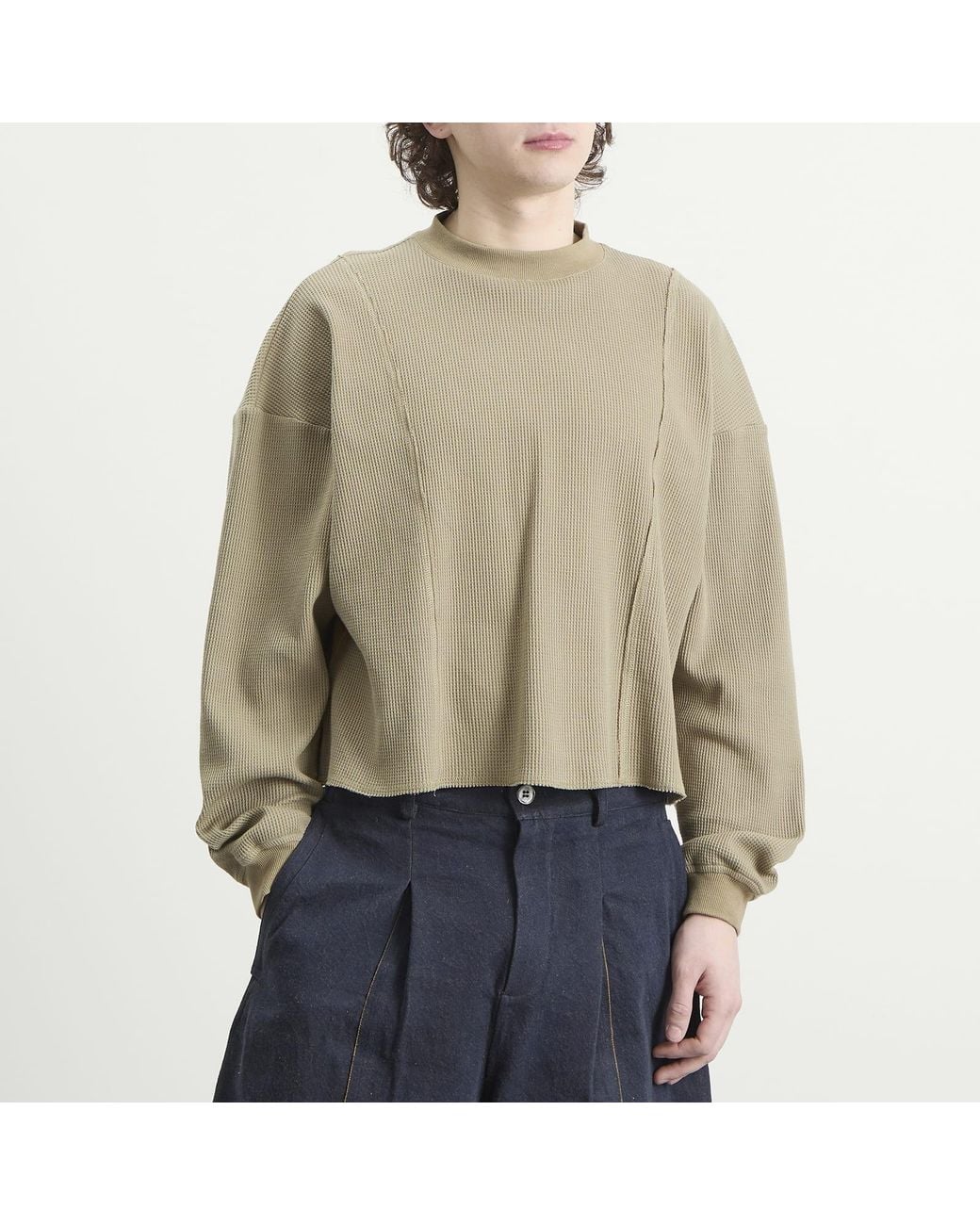 Ganter Natural Waffle Longsleeve T-Shirt for men