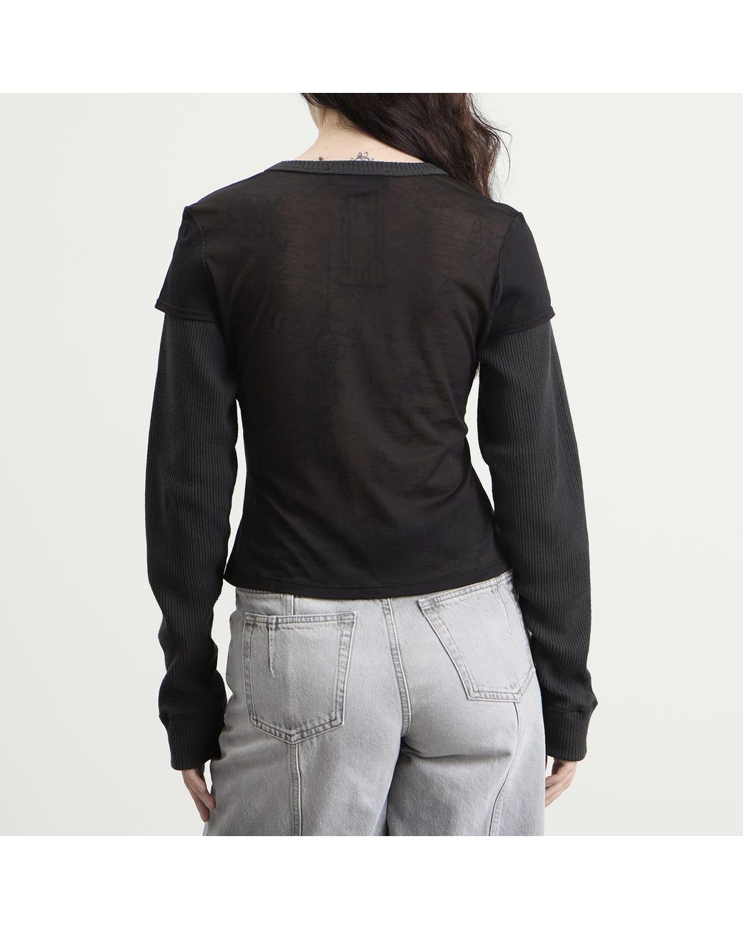 Our Legacy Black Heat Long Sleeve Top