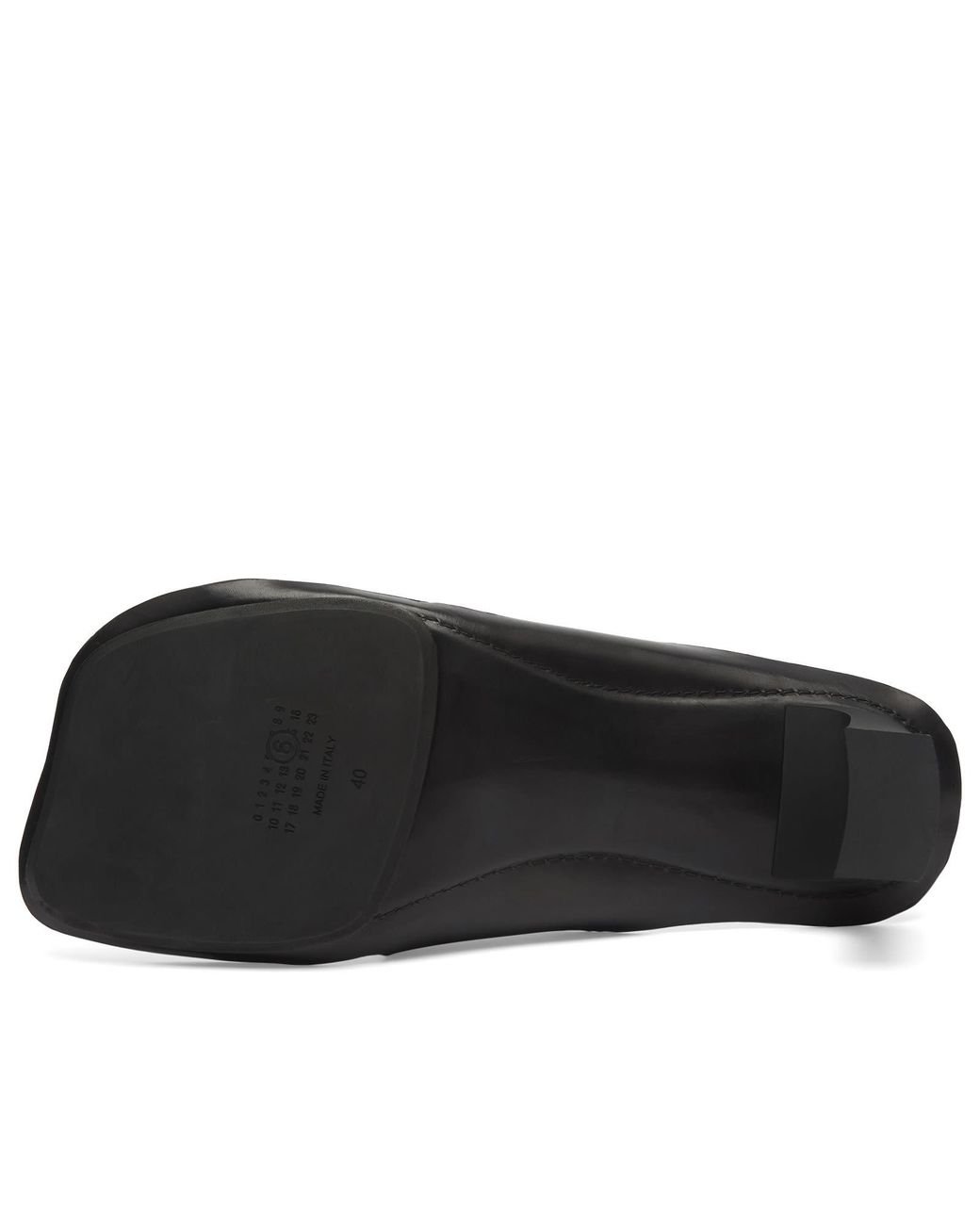 Maison Margiela Black Mm6 Heeled Sandals