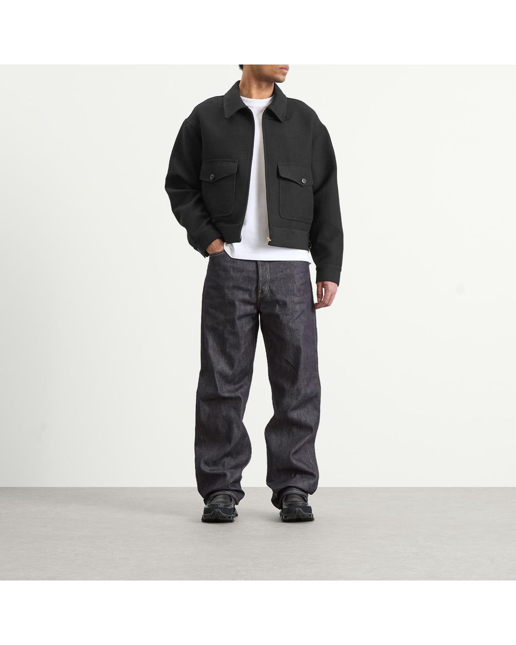 Visvim Black Langley Bomber Jacket for men