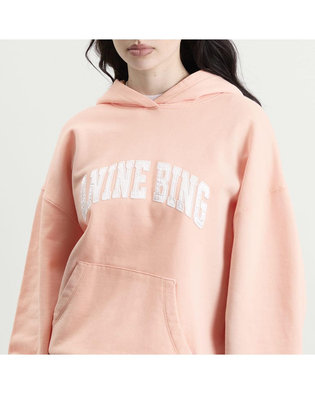 Anine Bing Pink Harvey Hoodie