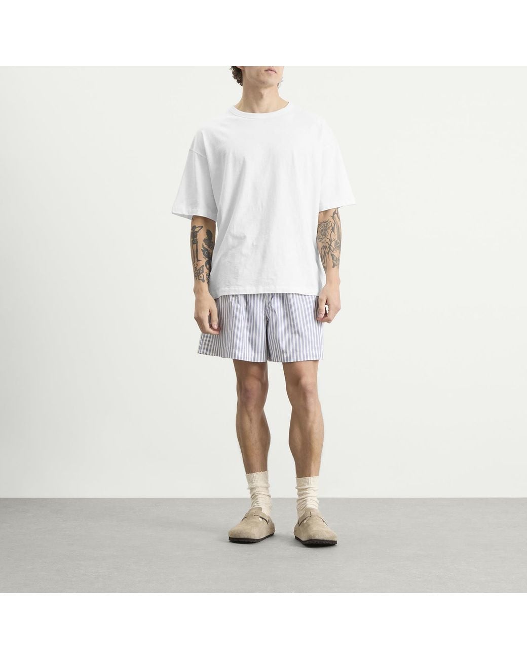 Tekla Blue Tekla Sleep Shorts
