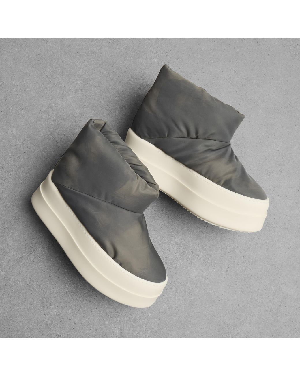 Rick Owens Black Mega Bumper Lunar Ankle Boot