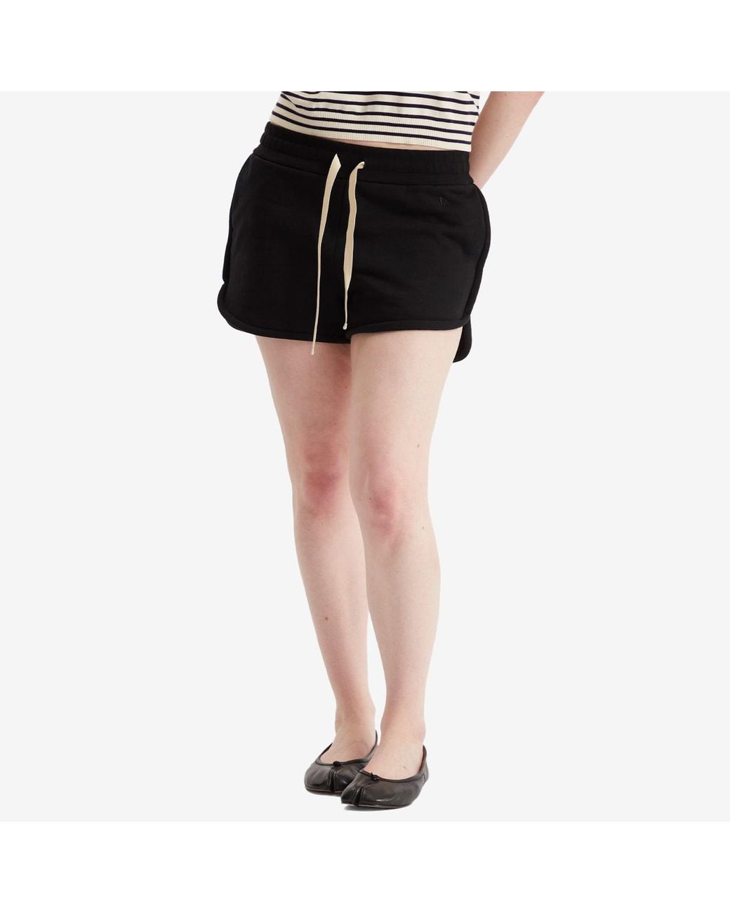Jil Sander Black Logo Shorts