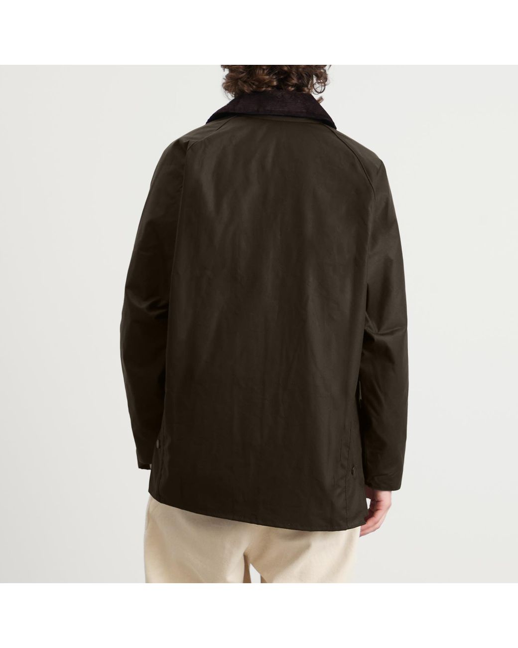 Barbour Black Classic Bedale Wax Jacket for men