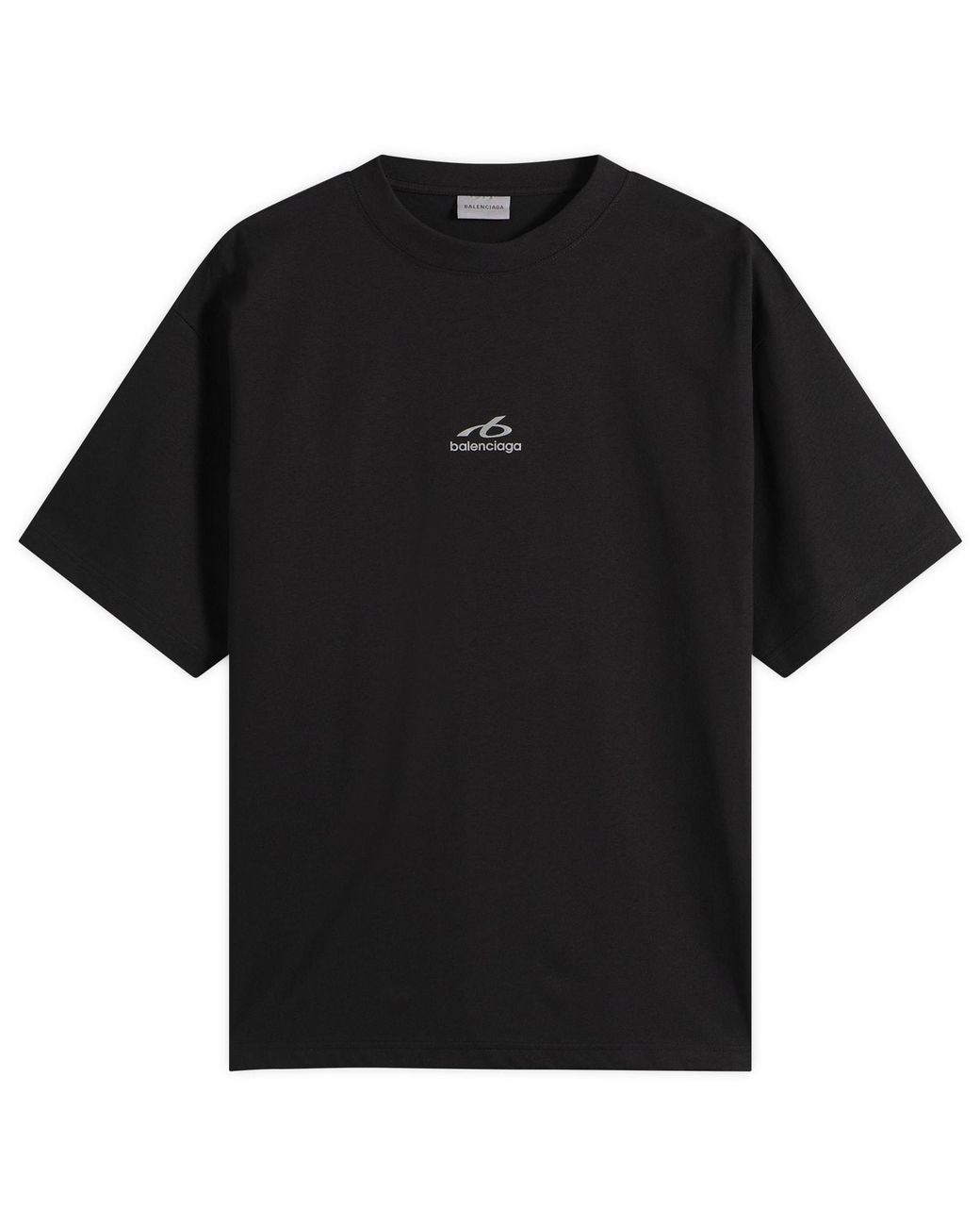 Balenciaga Black Logo T-Shirt for men