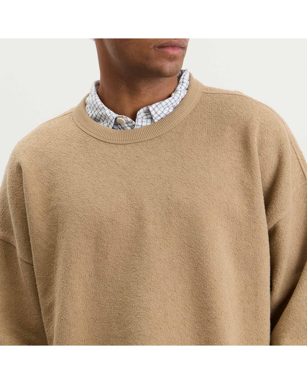 YMC Natural Textured Studio Sweatshirt for men