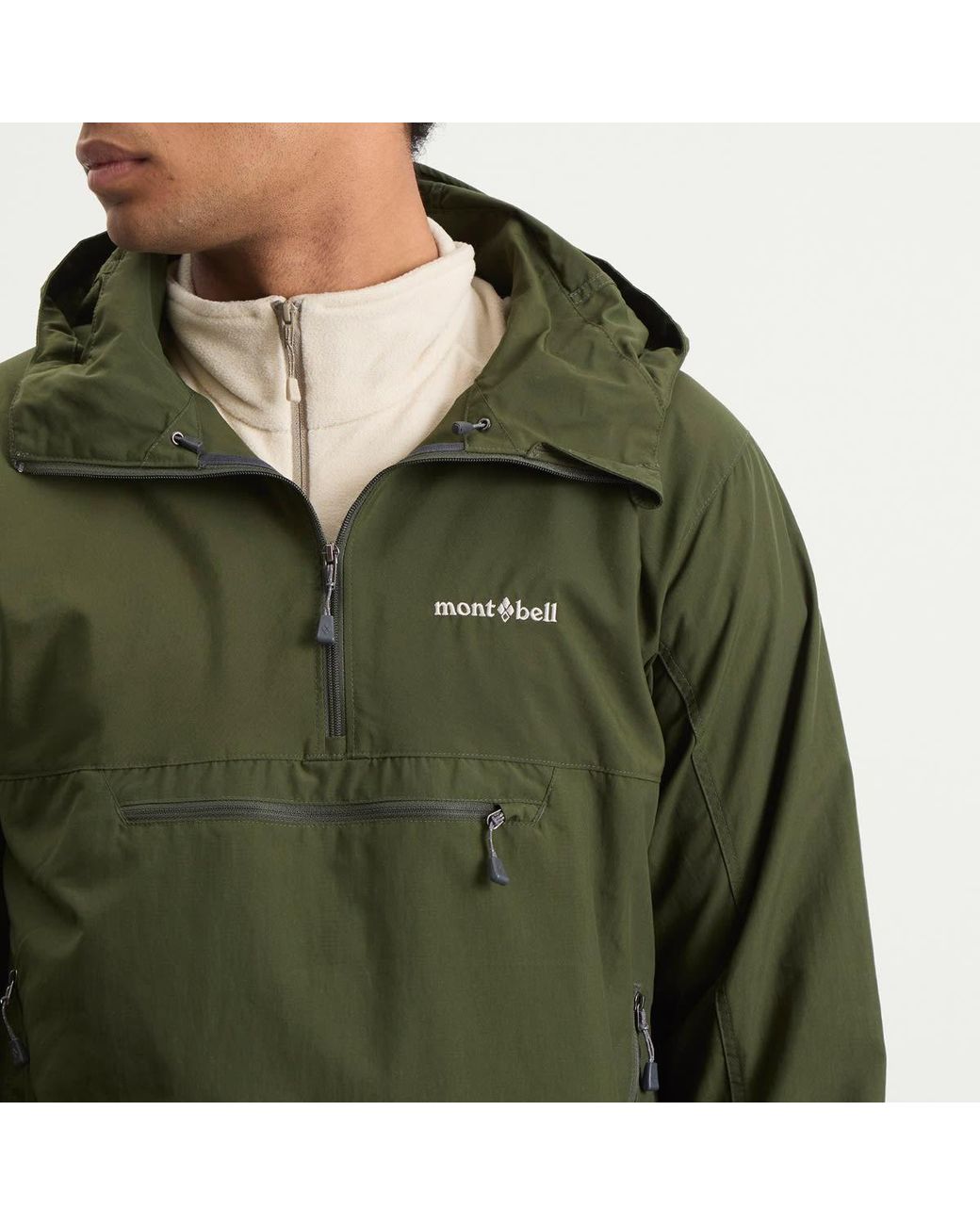 Montbell Green O.D. Anorak for men