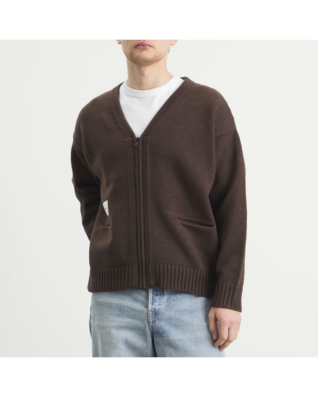 トップス WTAPS Palmer Zip Cardigan WTAPS Palmer Zip Cardigan in Brown for Men | Lyst