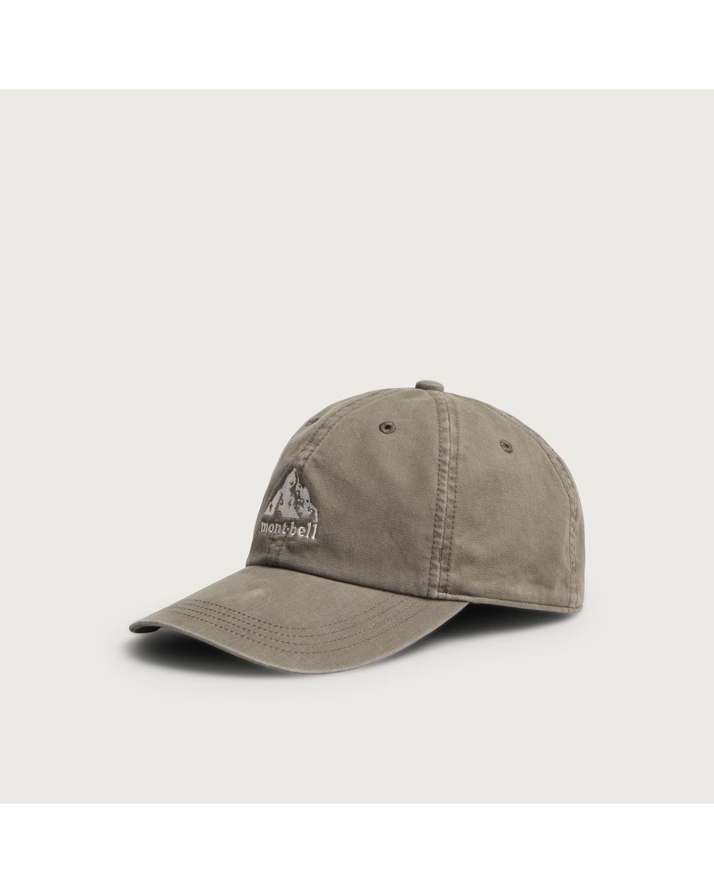 Montbell Gray Washed Out Cap for men