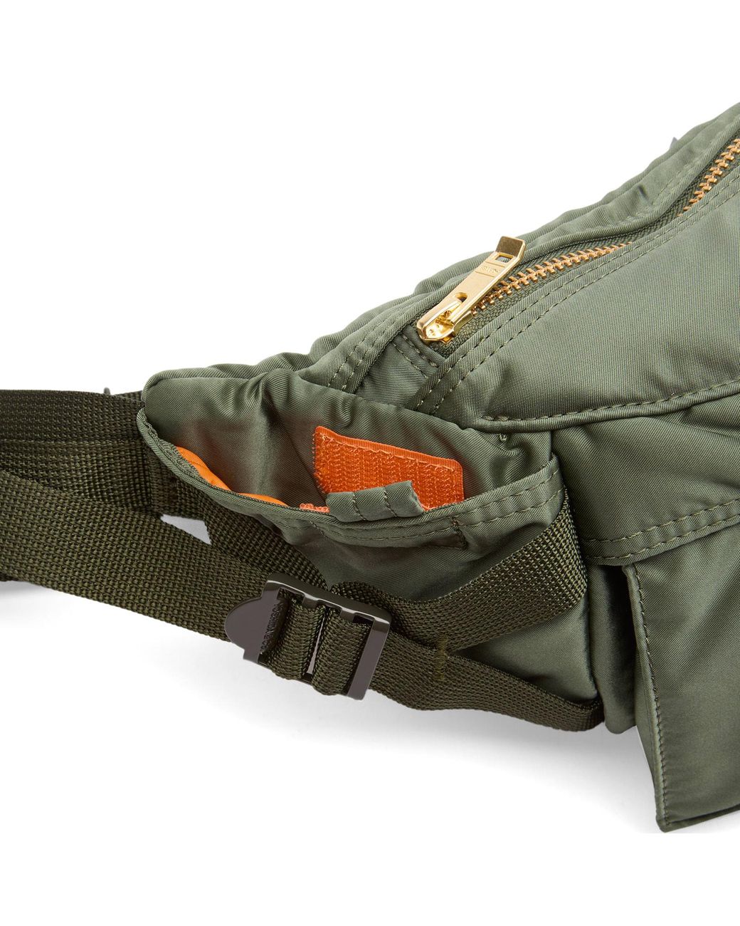 Porter-Yoshida and Co Green Military-Inspired Nylon Waist Bag