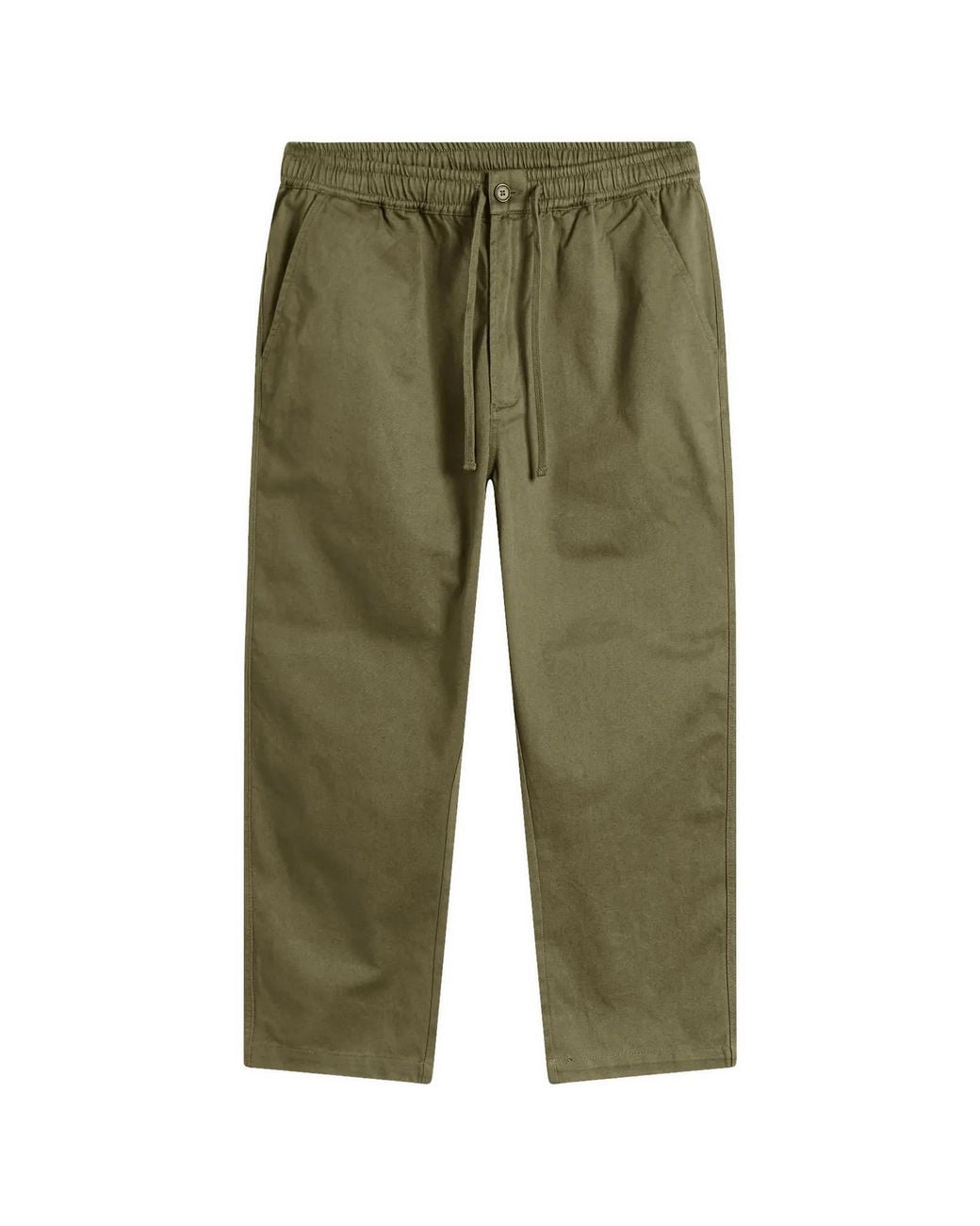Universal Works Green Twill Hi Water Trouser for men