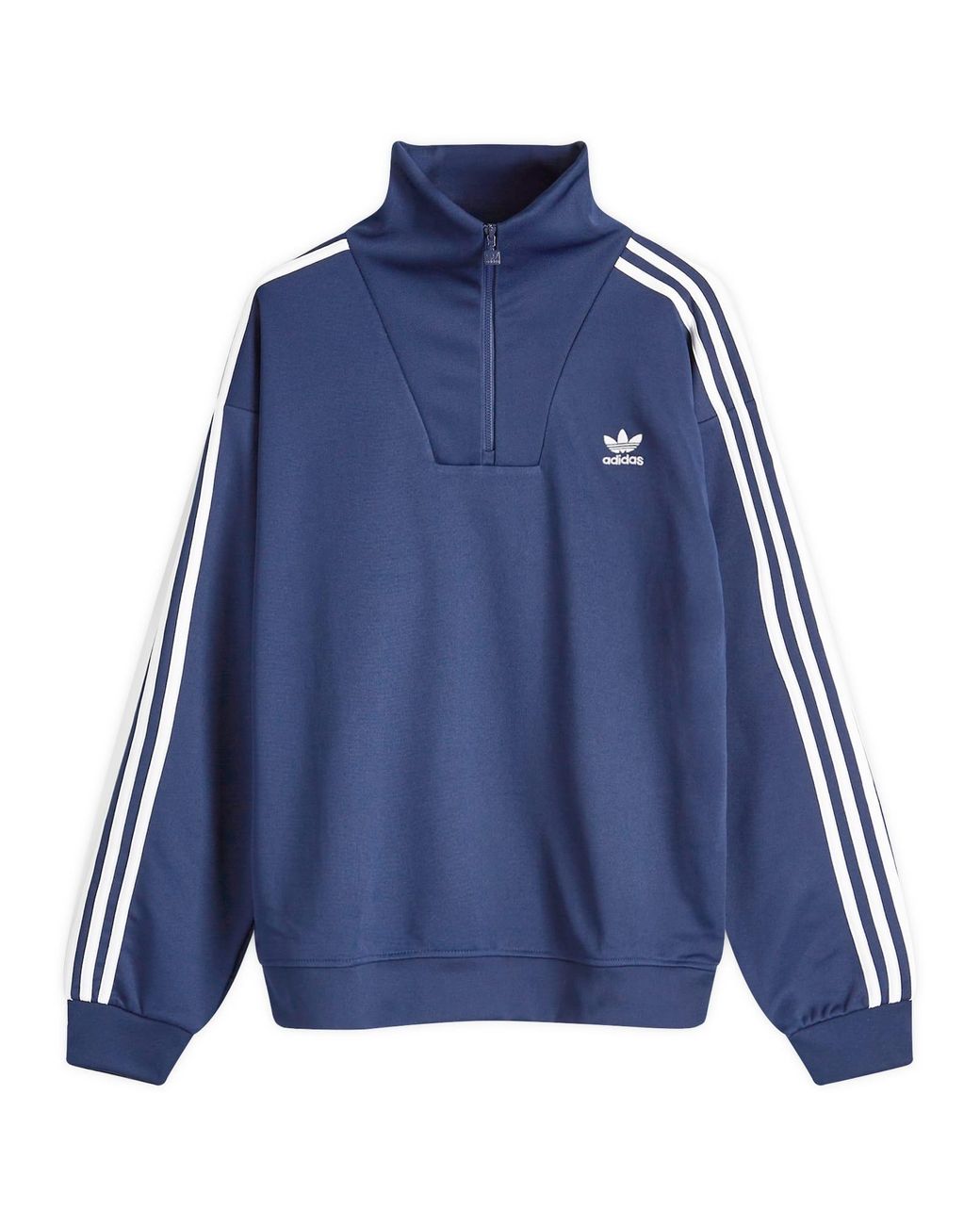 adidas Funnel-Neck Quarter-Zip Track Top in Blue for Men | Lyst adidas Funnel-Neck Quarter-Zip Track Top in Blue for Men | Lyst