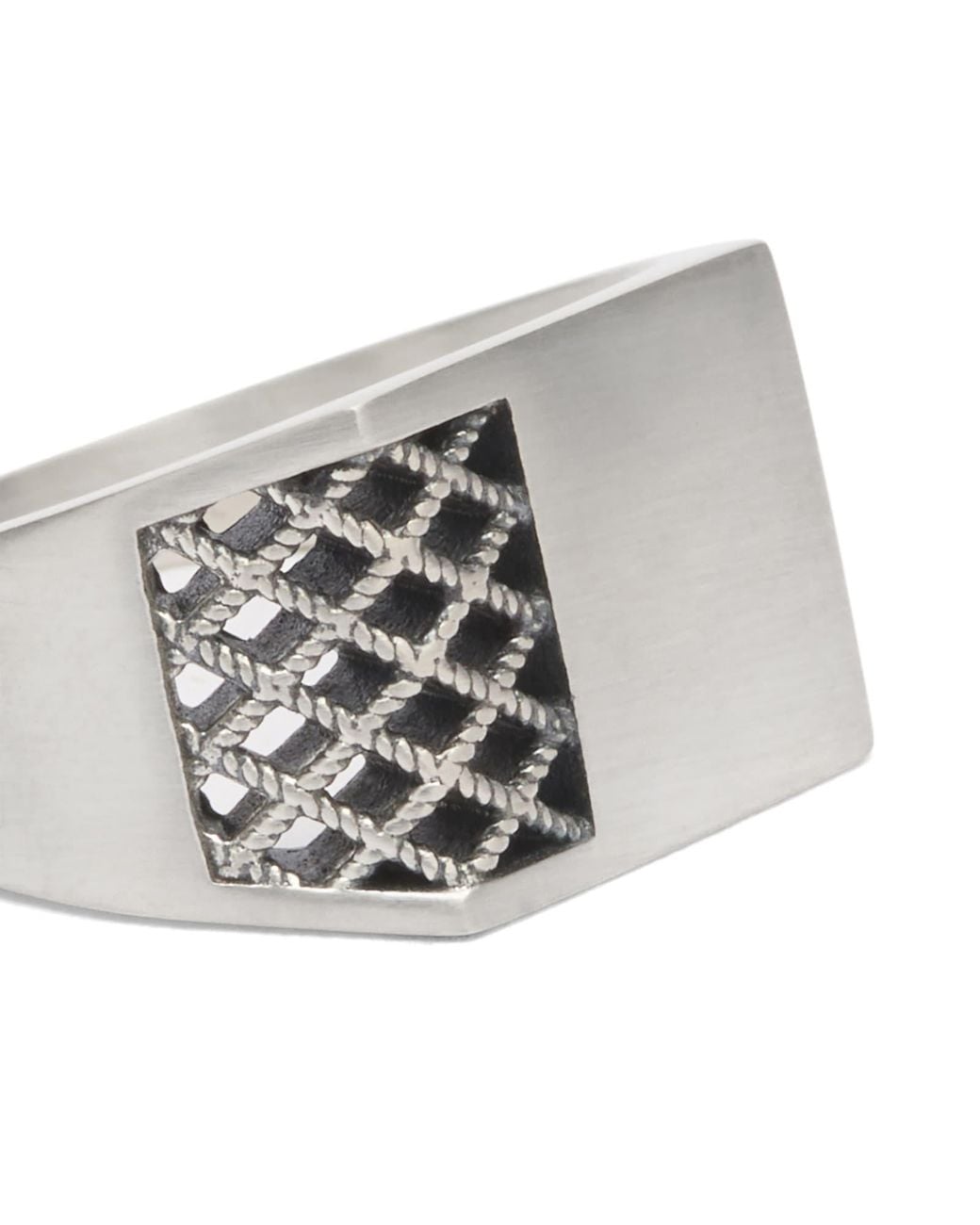 Serge Denimes White Traitors Ring for men