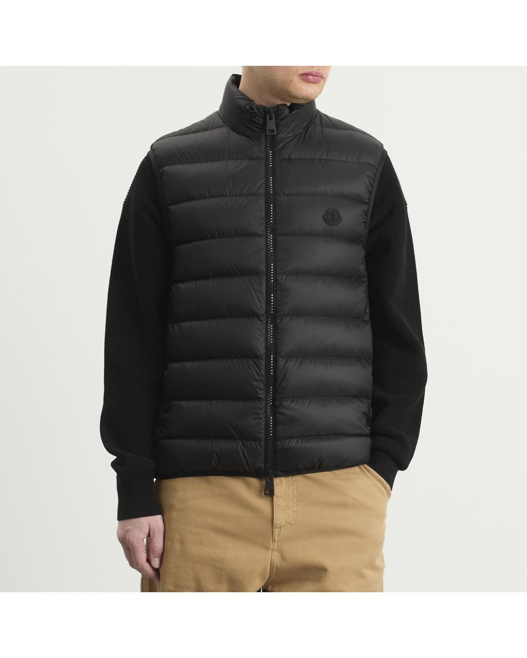Moncler Black Deneb Nylon Vest for men