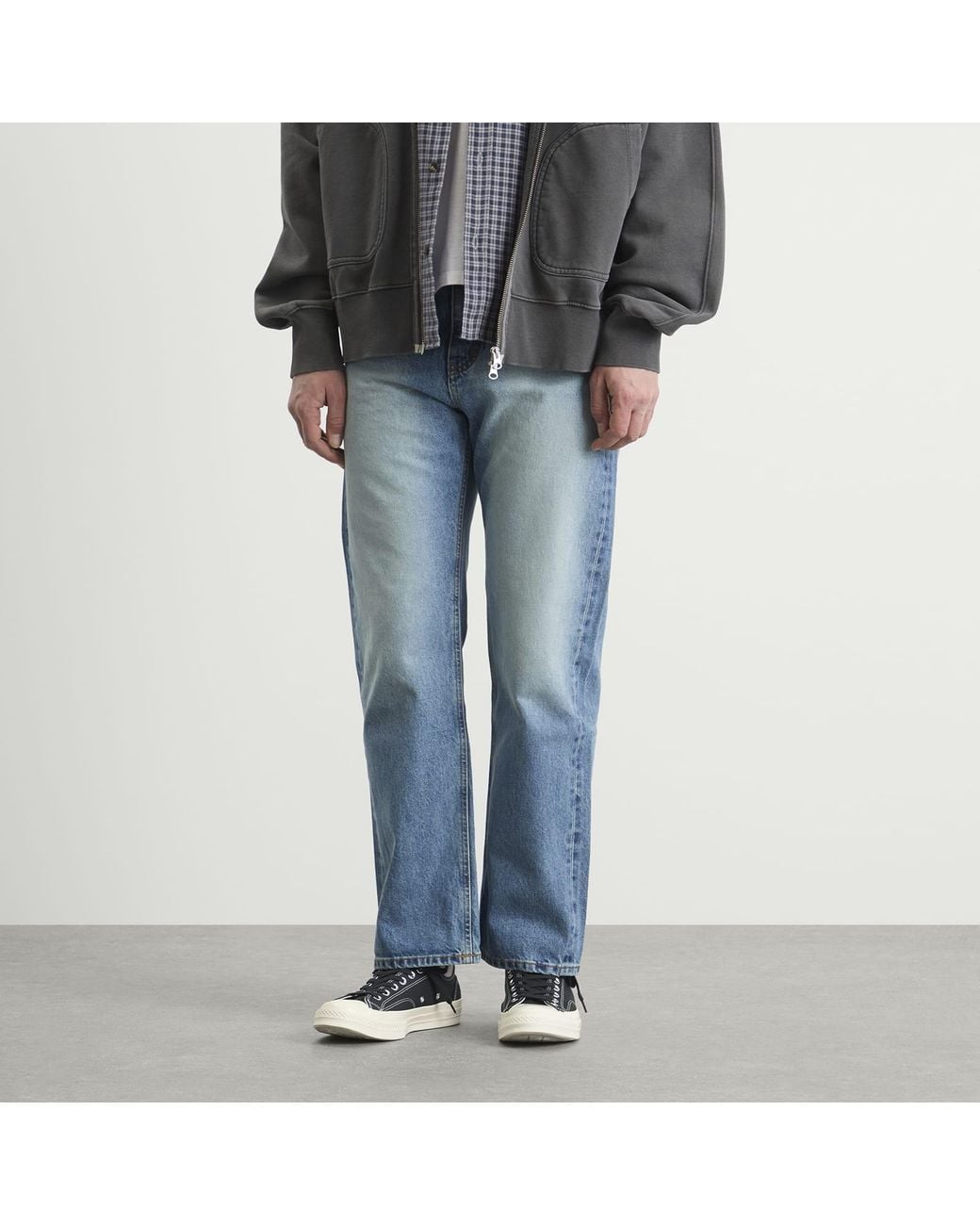 FRIZMWORKS Blue Og Selvedge Regular Denim Jeans for men