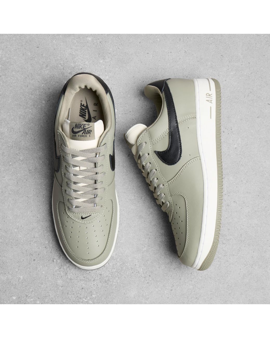 Nike Green Air Force 1 01 Sneaker for men